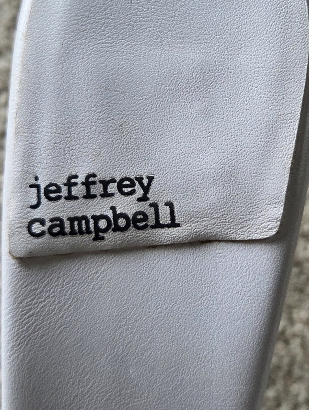 Jeffrey Campbell Mr. Big Kitten Heel Mule Sandals Size 8 - Picture 5 of 9